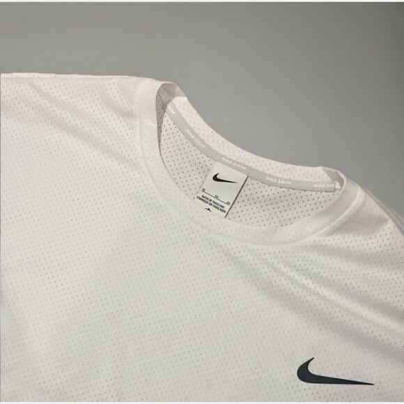 NIKE SWIM Crop Tank Men's XL White Mesh Boxy Hydroguard Tee Urban Outfitters NWT - Picture 7 of 11